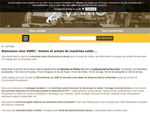 Tablet Screenshot of machines-outils-vamo.com
